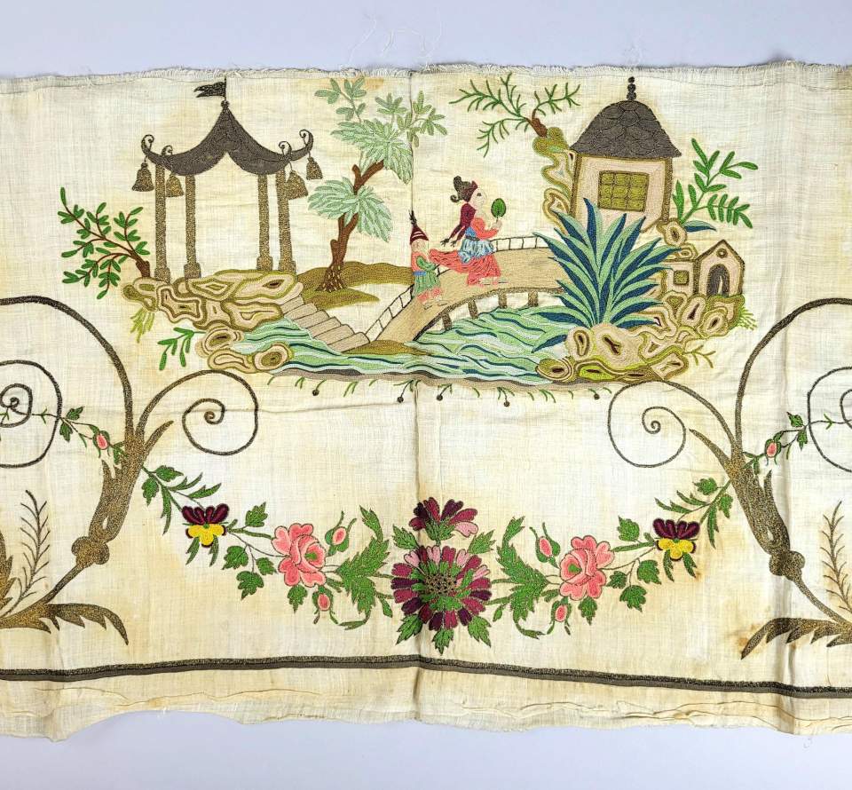 Fragment, vermutlich Decke