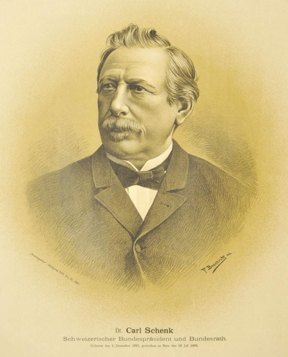 Porträt von Dr. Carl Schenk
