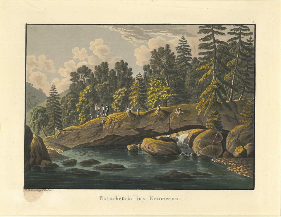 Ansicht Naturbrücke bei Krummenau