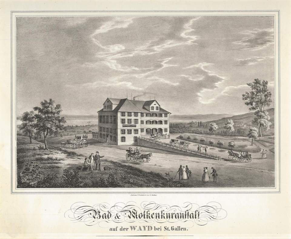 Bad- und Molkenkuranstalt Untere Waid St.Gallen