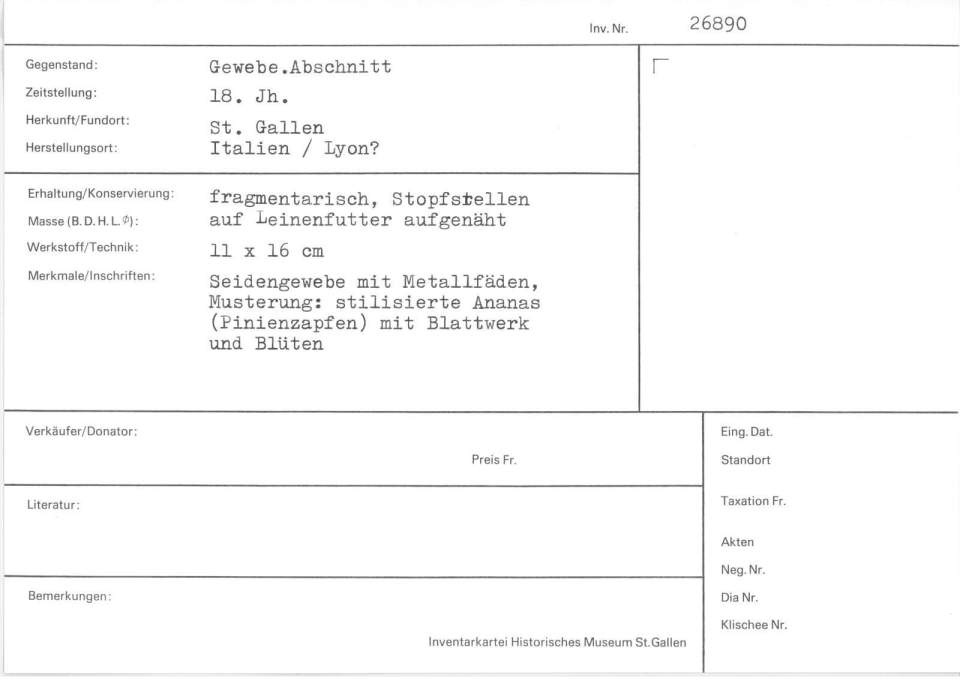 Gewebeabschnitt