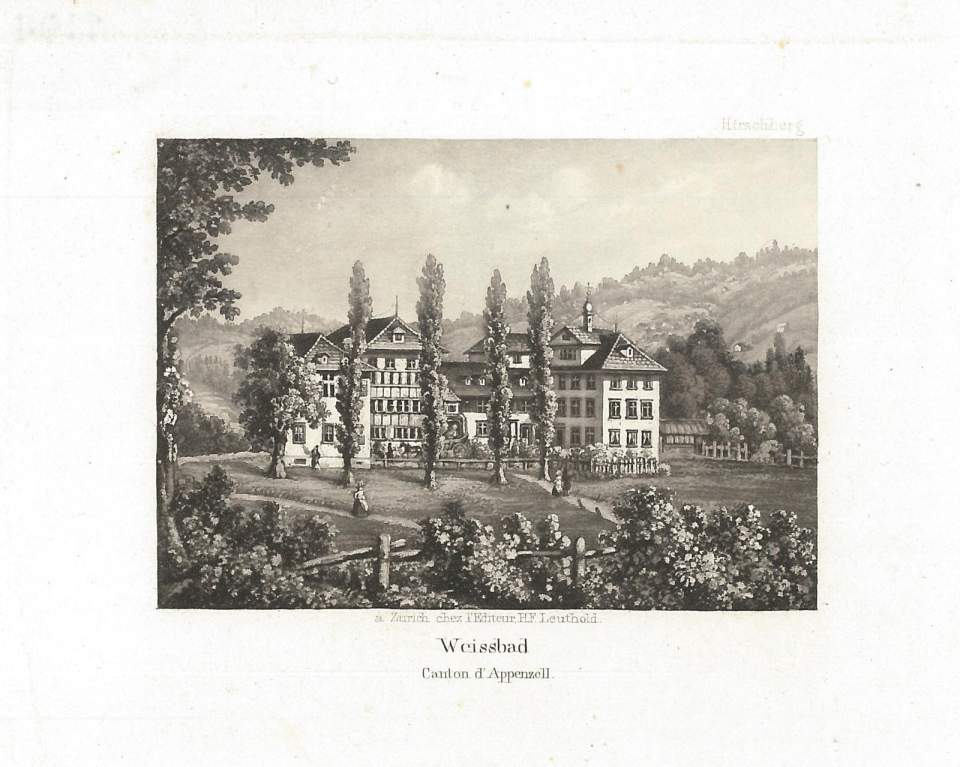 Grafik: Weissbad, Kanton Appenzell