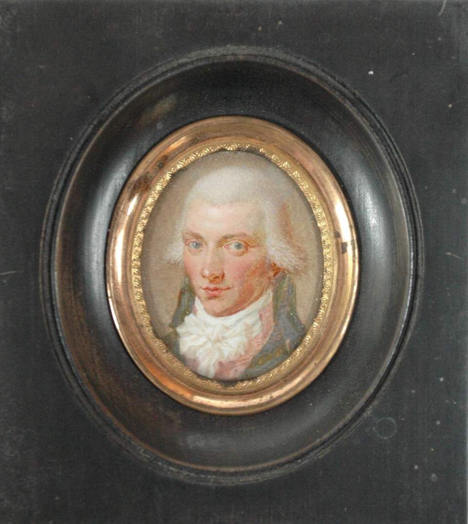 Bildnis des Herrn Halder-Weniger, Miniatur