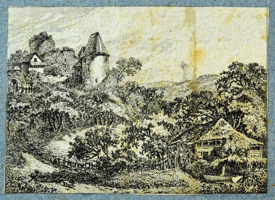 Ansicht Ruinen von Trostburg Kanton Bern