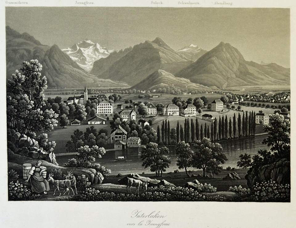 Ansicht Interlaken Kanton Bern