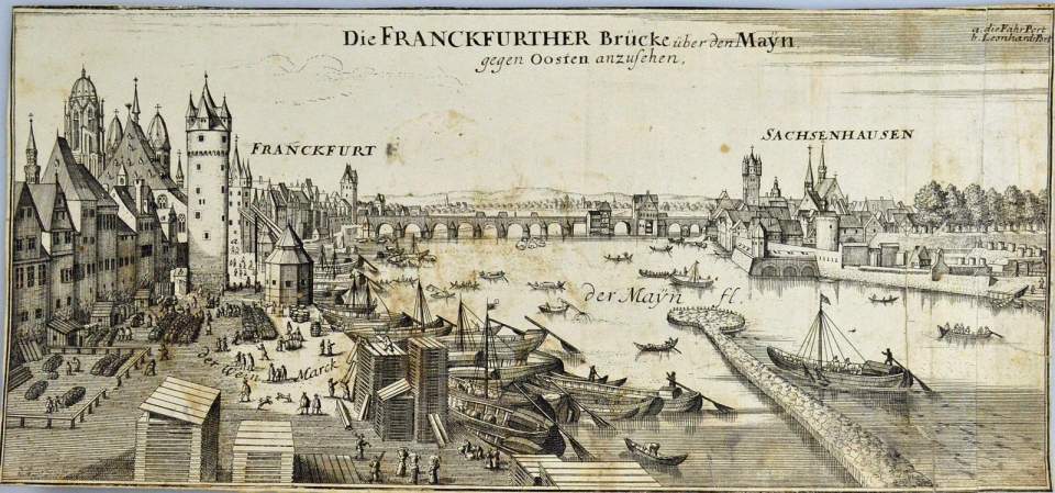 Ansicht Frankfurter Brücke über den Main