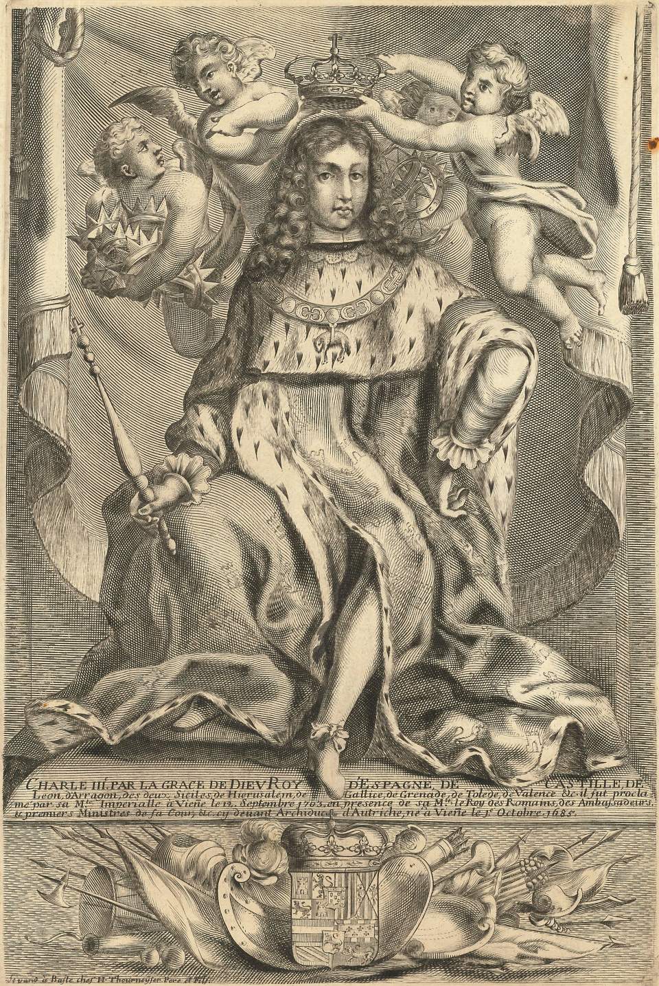 Porträt von Charles III, König von Spanien