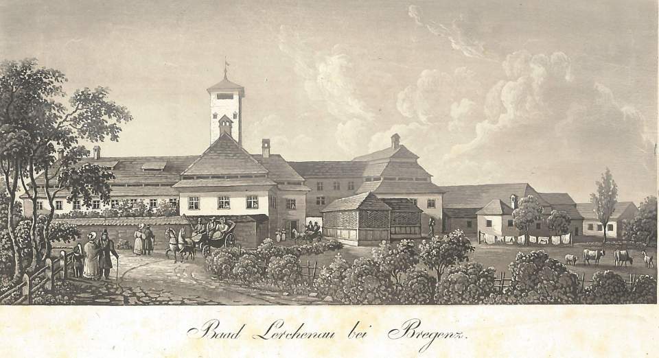 Ansicht von Bad Lerchenau bei Bregenz