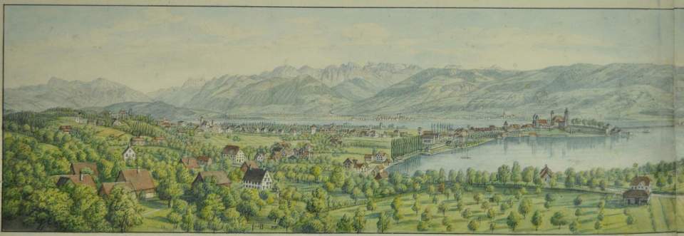 Panorama bei Rapperswil