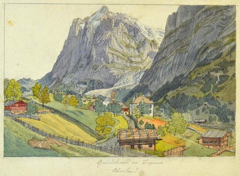 Ansicht Grindelwald Berner Oberland