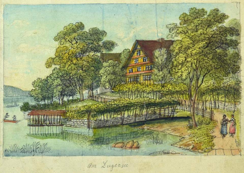 Ansicht Haus am Zugersee