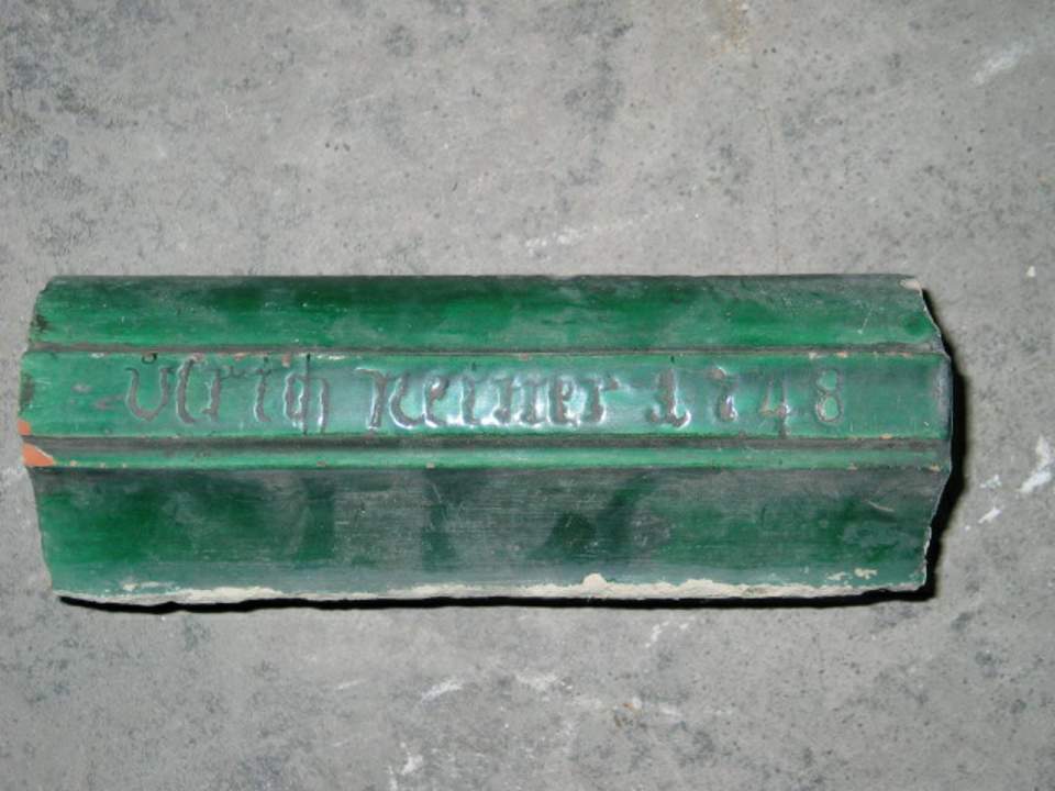 Kachel, Ofenkachel, 3 Stücke