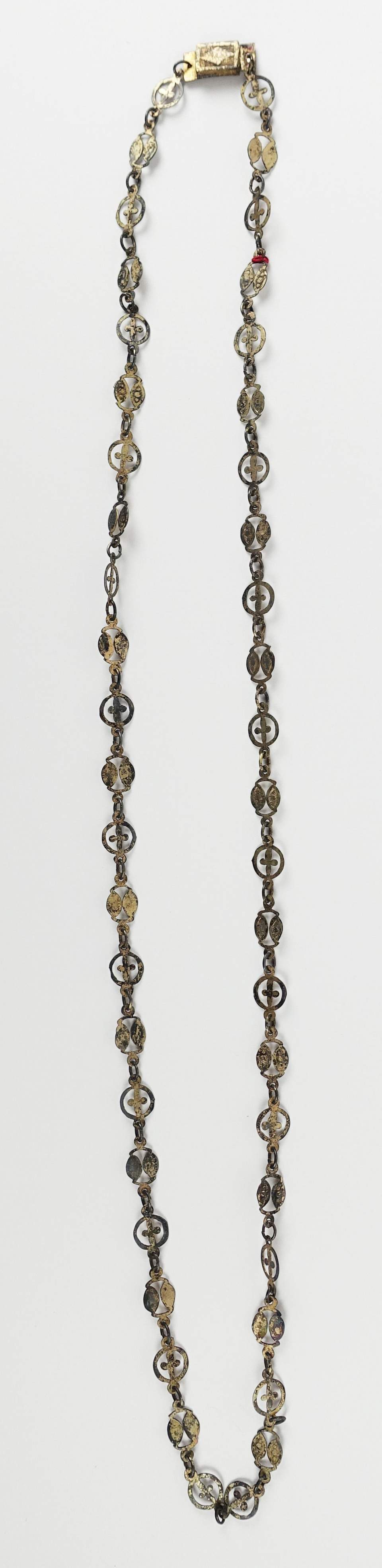 Trachtenschmuck aus dem Toggenburg, Halskette, Plättlikette