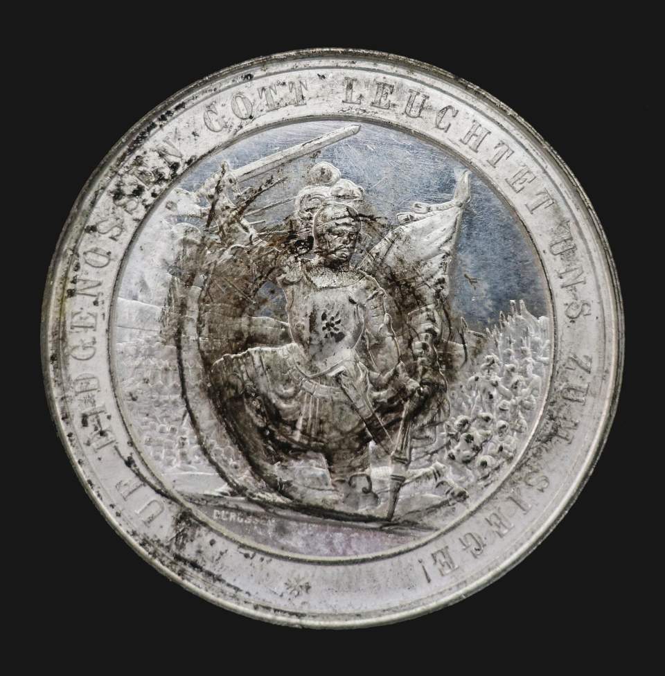 Medaille Murtenschlachtfeier, Hans v. Hallwil