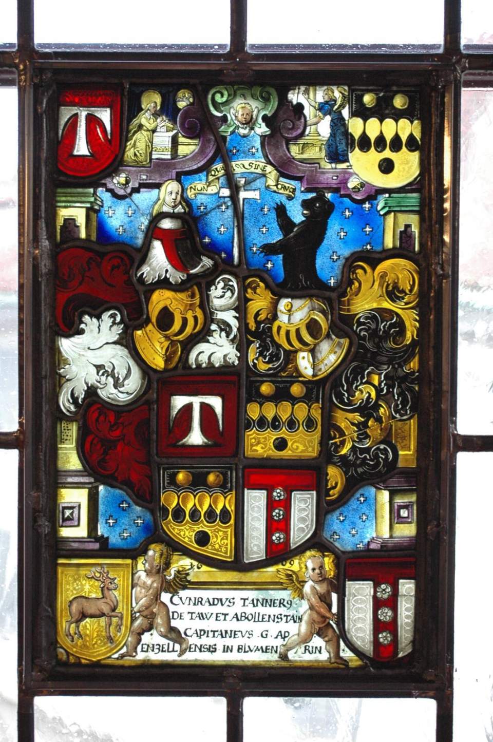 Wappenscheibe von Konrad Tanner, Glasgemälde