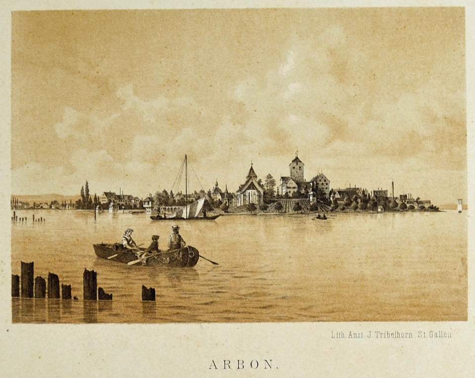 Ansicht Arbon von Osten