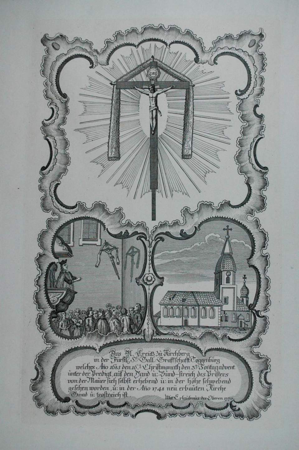 Ansicht Kreuz zu Kirchberg (Wunder)