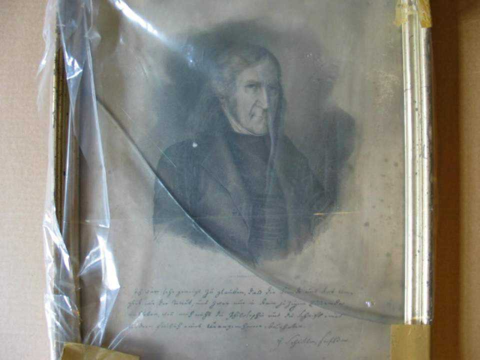 Grafik, Porträt des Professor Peter Scheitlin, geb. 1779, gest. 1848
