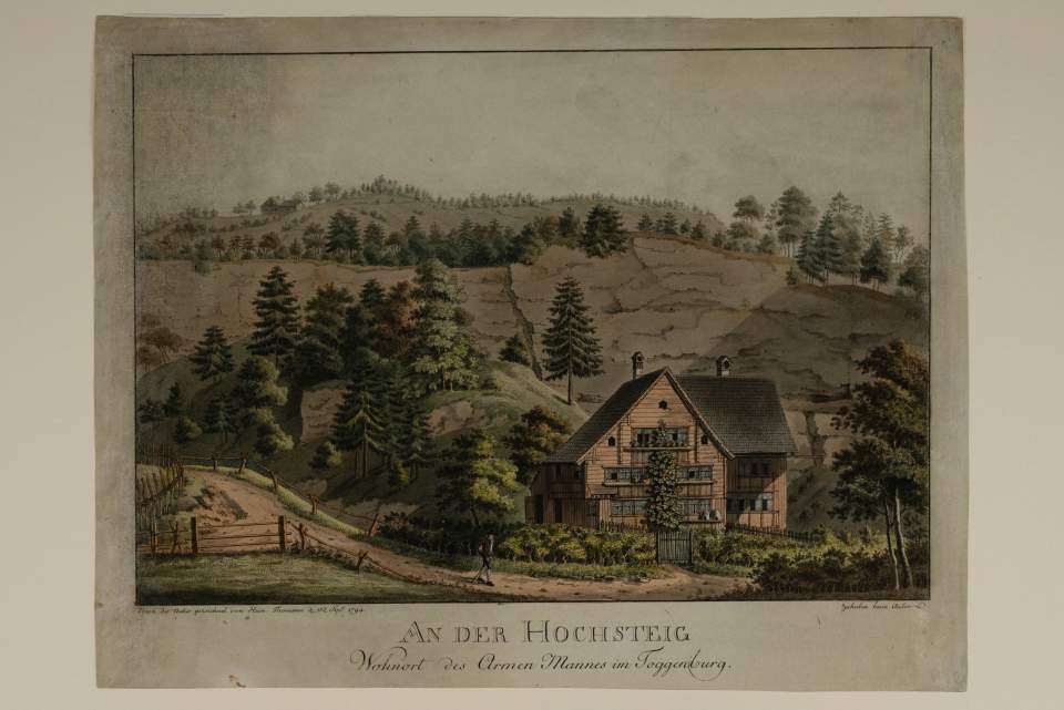 Ansicht Hochsteig Haus des Ulrich Bräker