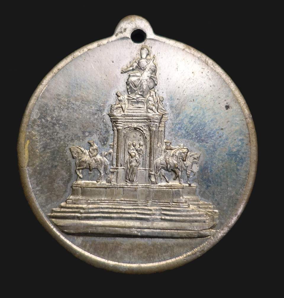 Medaille Denkmal-Enthüllung von Maria-Theresia