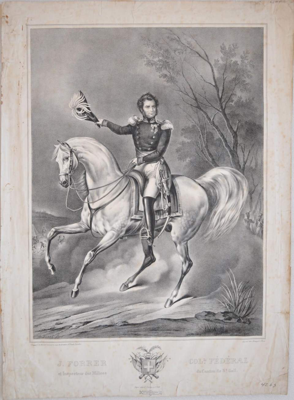 Porträt Oberst Joachim Forrer
