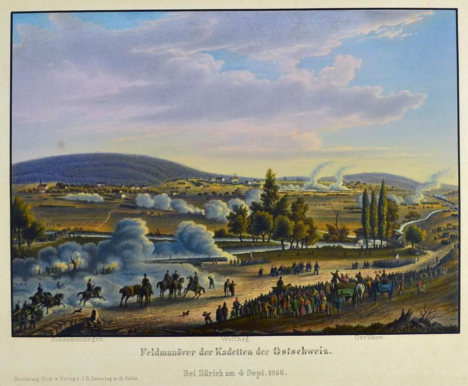 Bild Feldmanöver der Kadetten der Ostschweiz bei Zürich