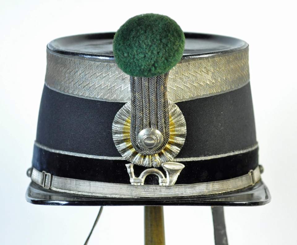 Offiziers-Tschako (Infanterie) Hauptmann Georg Federer