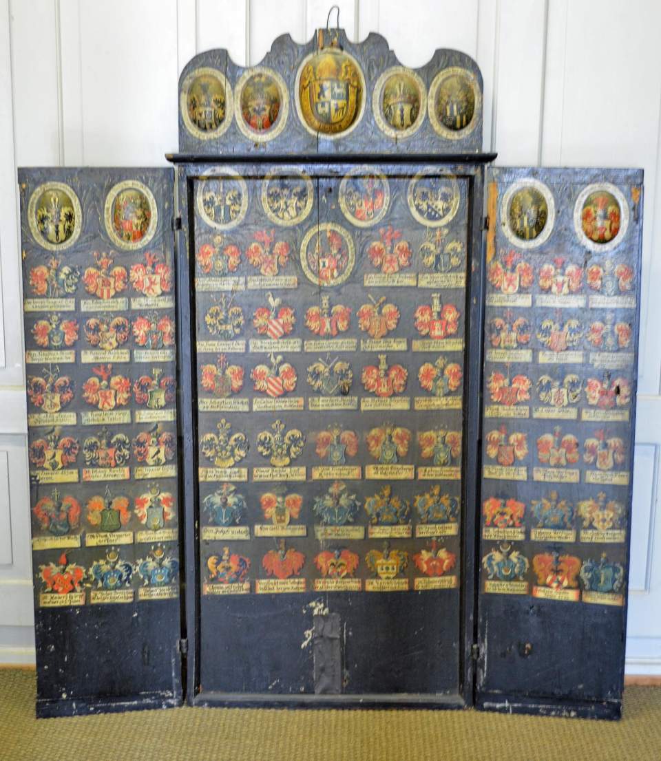 2 Tafeln, Schützentafeln der Feldschützengesellschaft St.Fiden, 1708-1803
