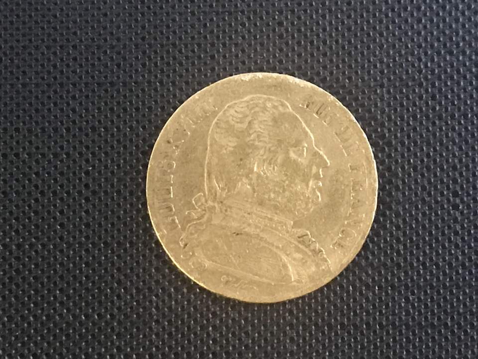 Münze, Goldmünze, 20 Francs