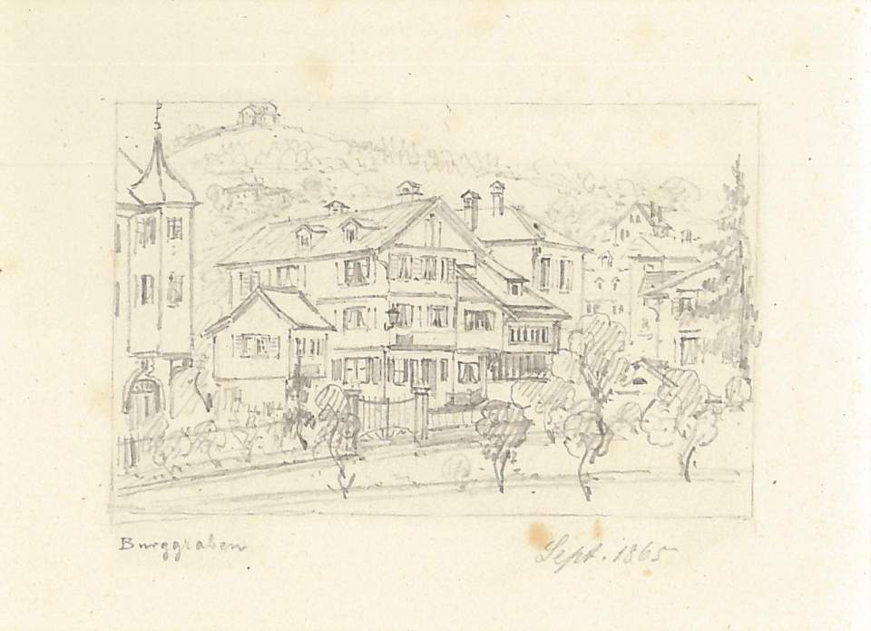 Ansicht Burggraben St.Gallen
