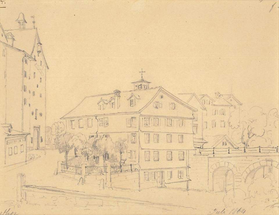Ansicht Vom Spisertor St.Gallen