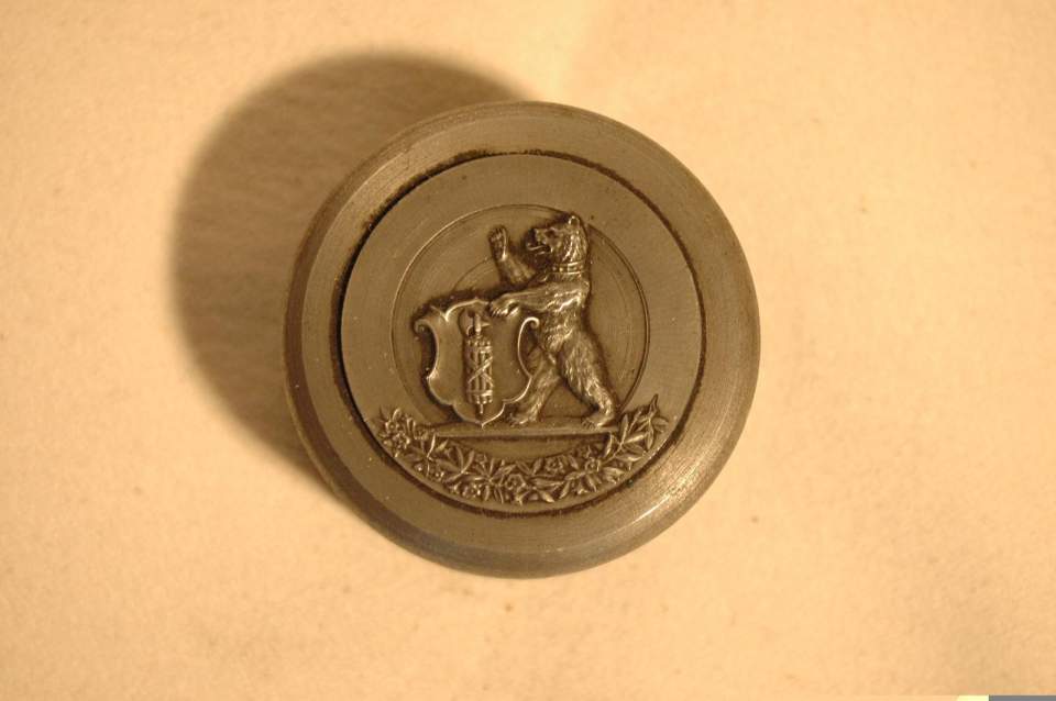 Stempel, Prägestock für Medaillen