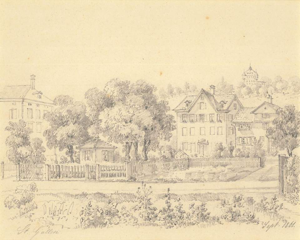 Ansicht St. Leonhard-Strasse St.Gallen