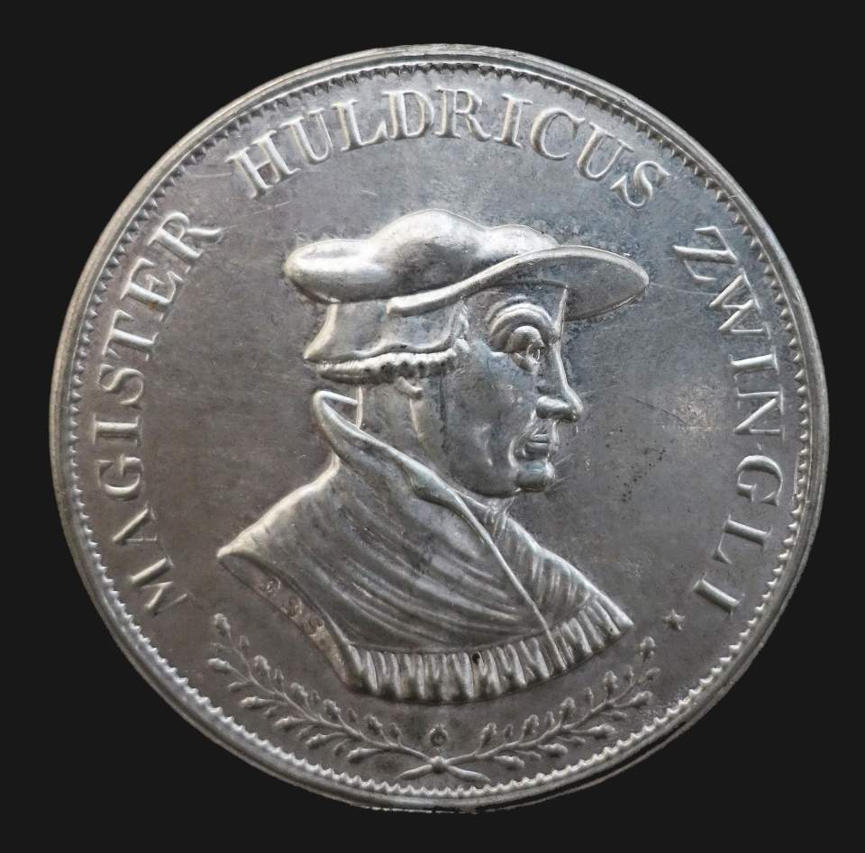 Medaille Ulrich Zwingli, Reformator, Zürich