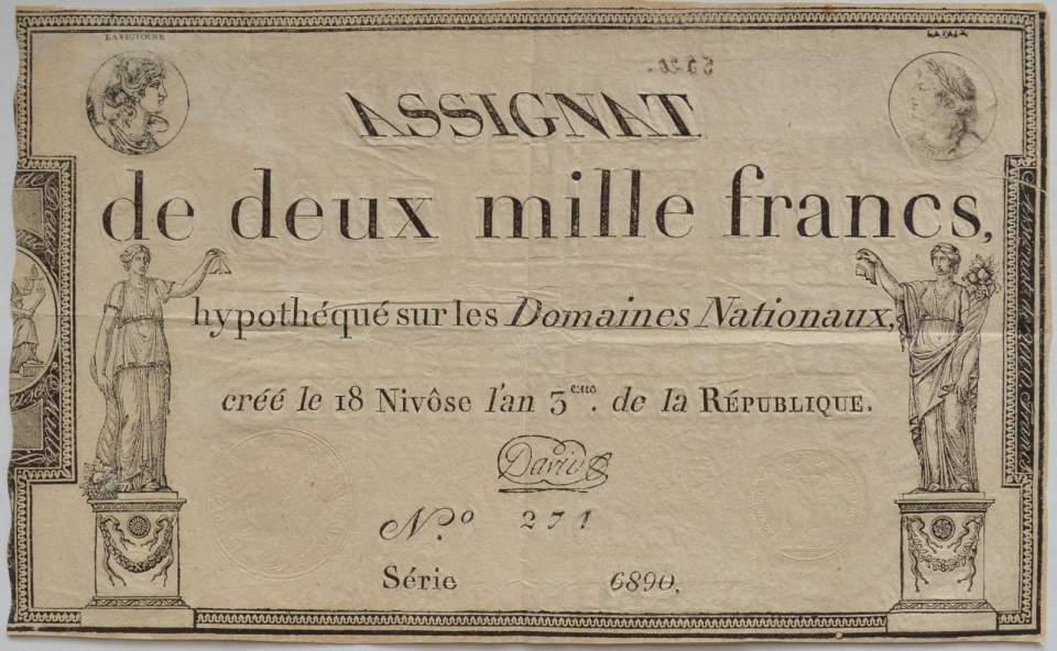 Assignat 2000 Franken (Assignat de deux mille francs)