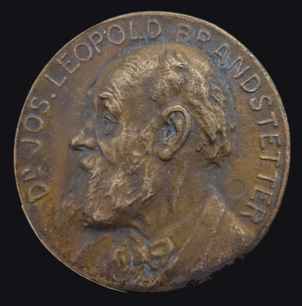 Medaille des Dr. Jos. Leopold Brandstetter, Erzieher