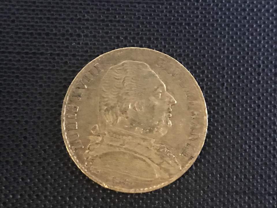 Münze, Goldmünze, 20-Frankenstück