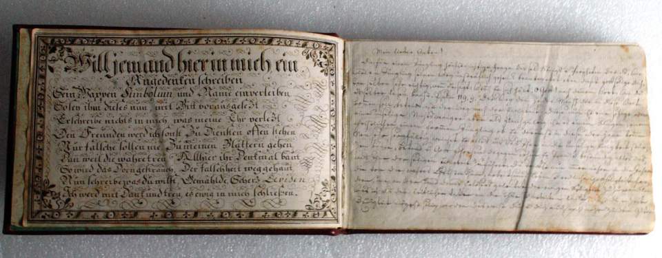 Stammbuch des Studenten der Theologie Anton Specher