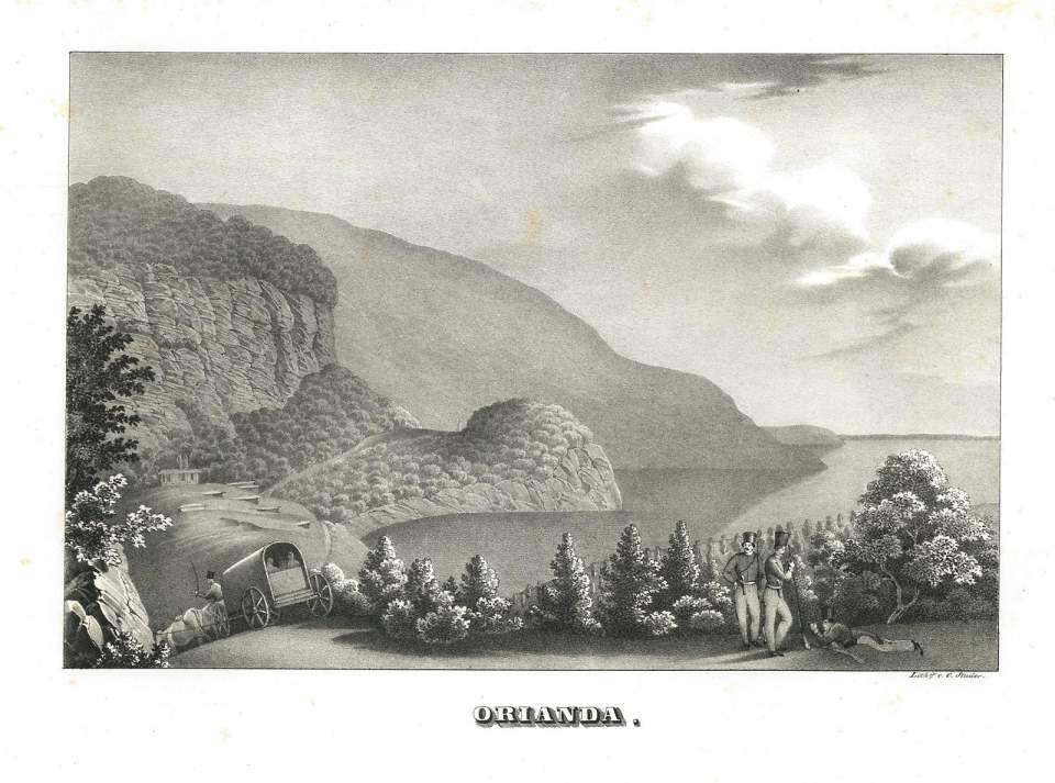 Lithografie Orianda (Jalta)