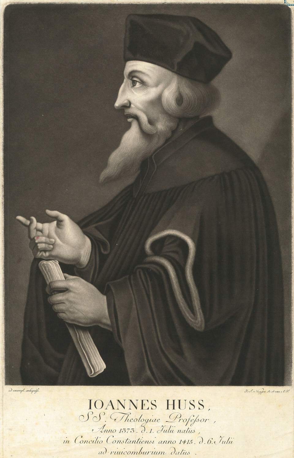Reformationsbildnis Johannes Huss