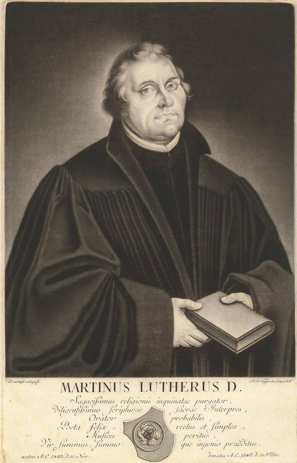 Reformationsbildnis Martinus Lutherus D.