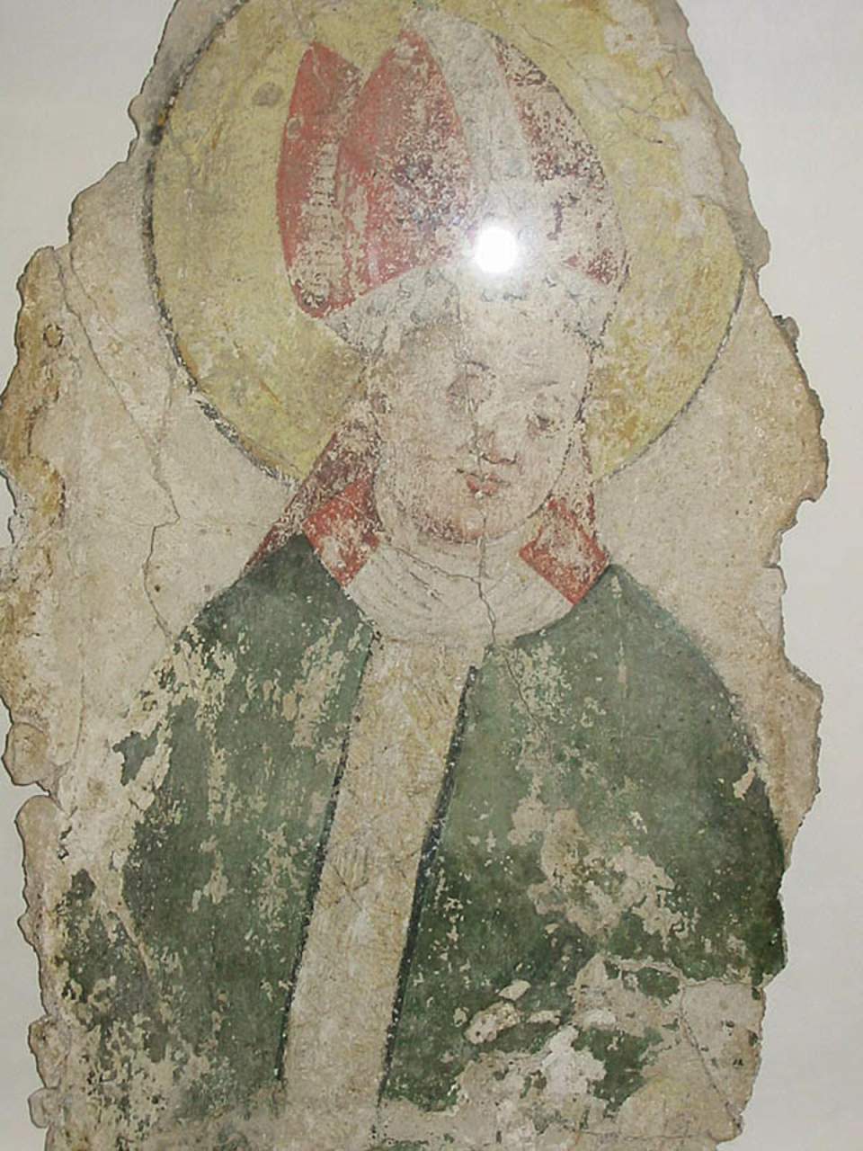 Bischof Martin von Tours, Fresko aus dem Kloster Mariaberg in Rorschach
