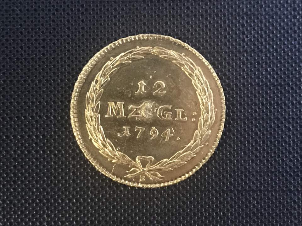 Münze, Goldmünze, 12 Münzgulden