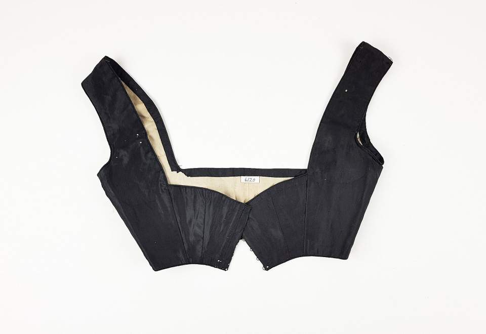 Mieder, Taille, eng anliegendes Oberteil