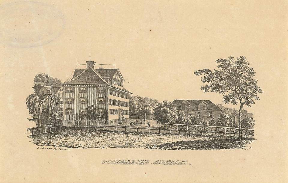 Grafik, Die Toblersche Anstalt in St.Gallen
