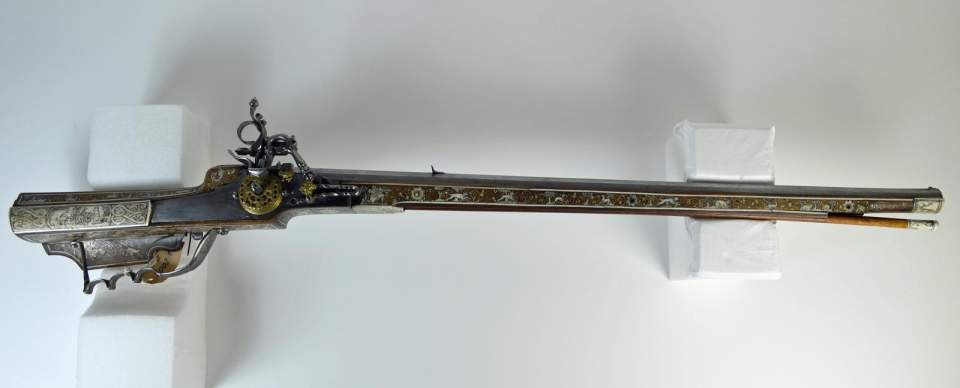 Radschlossgewehr der St. Galler Familie Schlumpf; 1648
