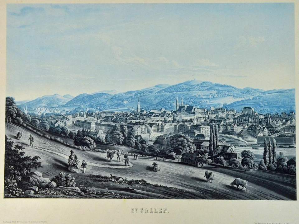 St.Gallen von Nordwesten