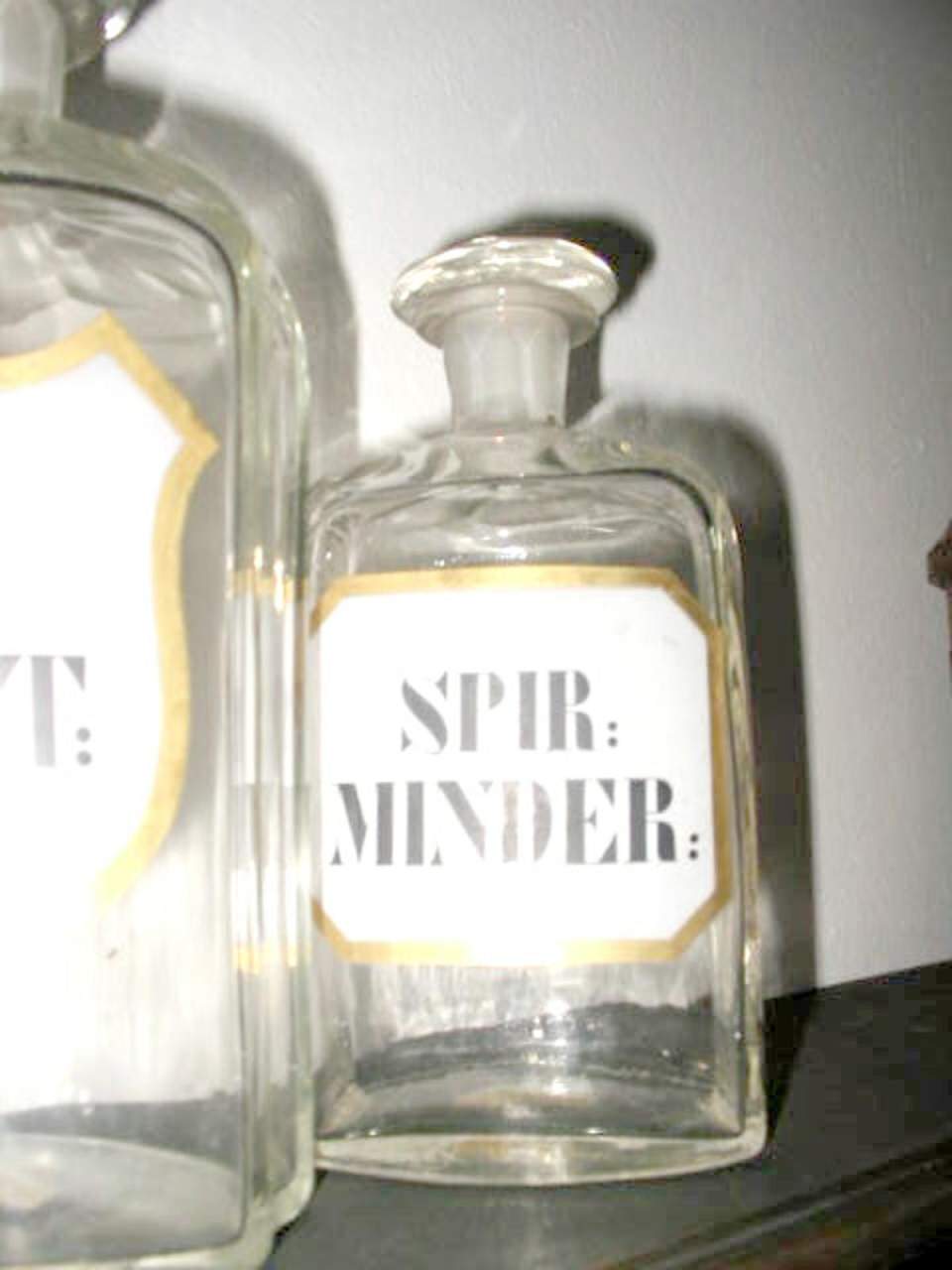 Apothekerglas, Glas