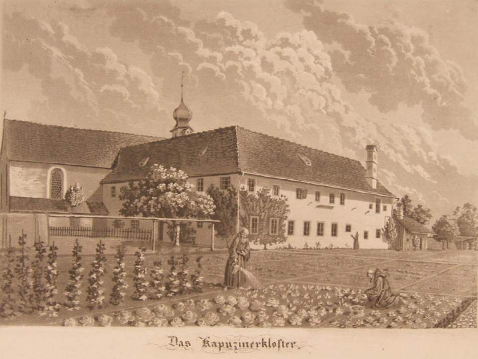 Wil, Kapuzinerkloster, 1837
