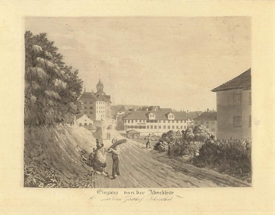 Wil, Gasthof „Zum Schönthal“, 1837